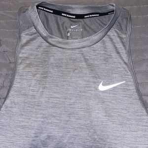 Grey Nike Dri-fit tank top
